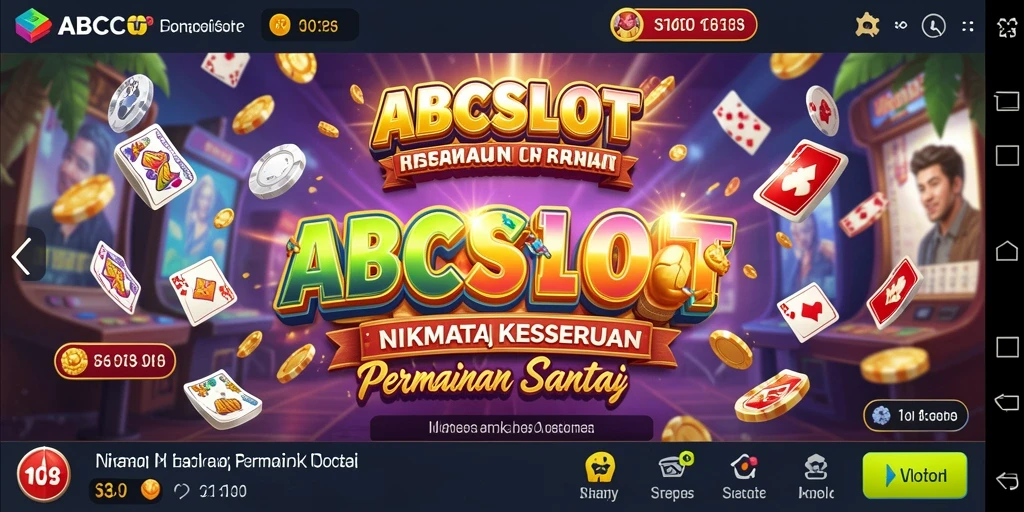 Tampilan gameplay menarik dari ABCSLOT yang menampilkan slot penuh warna.