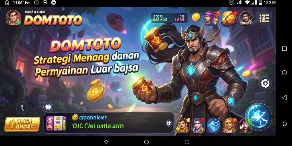 Tampilan menarik dari gameplay DOMTOTO yang penuh strategi.