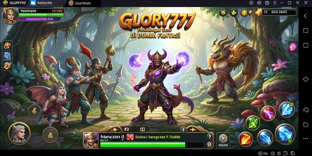 Gameplay menarik dari GLORY777 di dunia petualangan.