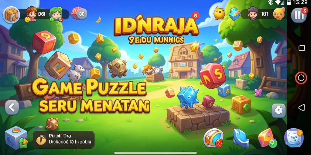 Tampilan gameplay seru dari IDNRAJA yang memikat.
