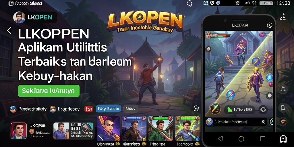 Tampilan antarmuka LKOPEN yang bersih dan efisien untuk pengguna.