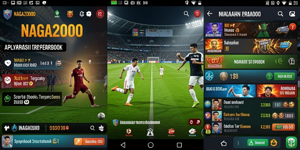 Screenshot NAGA2000 menampilkan pengalaman taruhan olahraga yang menarik.