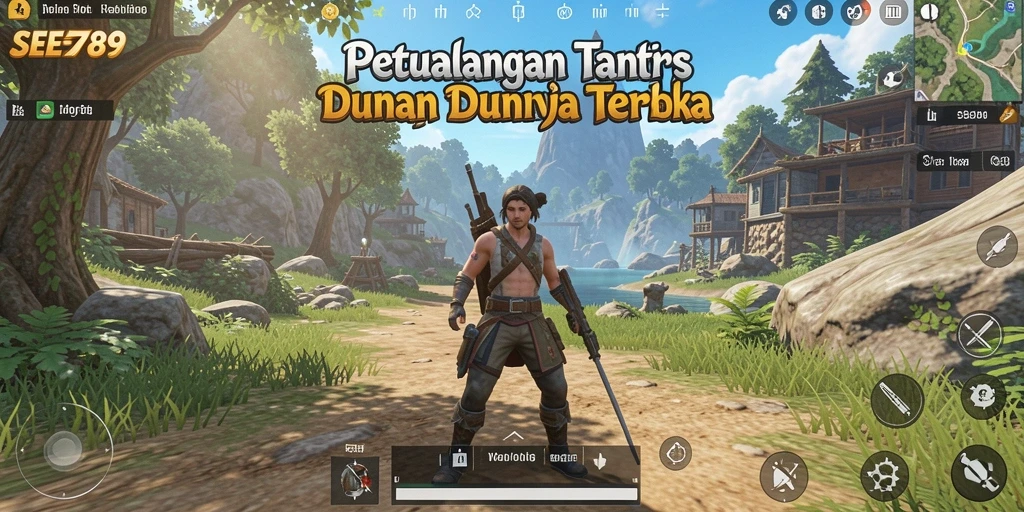 Tampilan gameplay SEE789 yang menakjubkan dalam dunia terbuka.